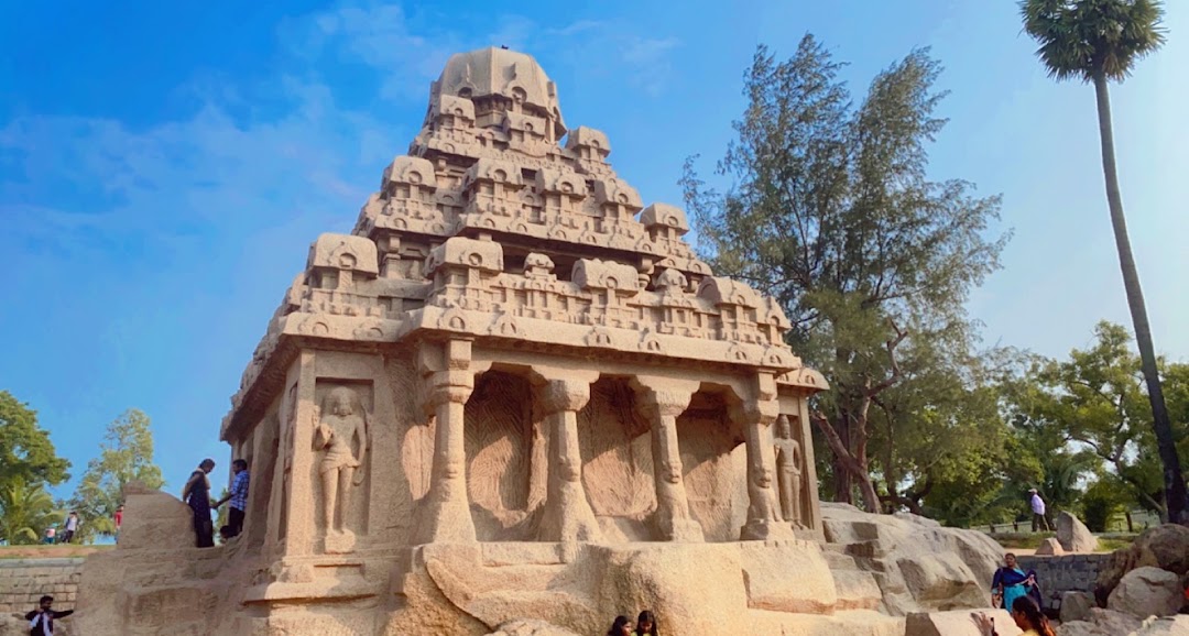 Mahabalipuram skyline and landmarks, explored with Gamana audio tours